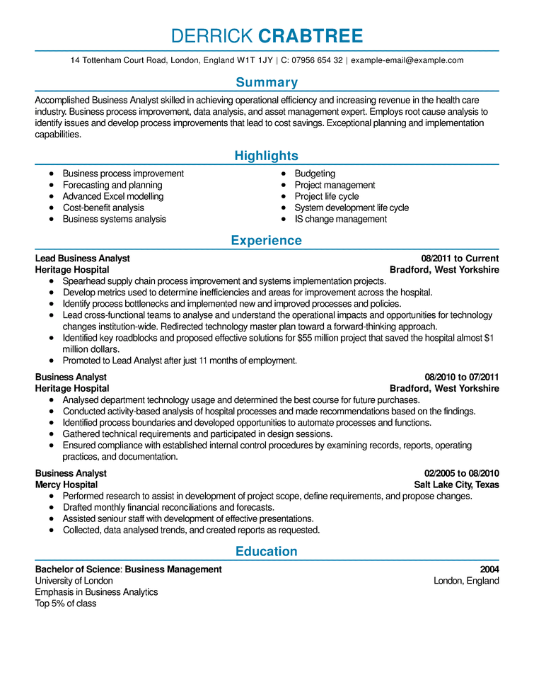 51 best business manager resume resume template
