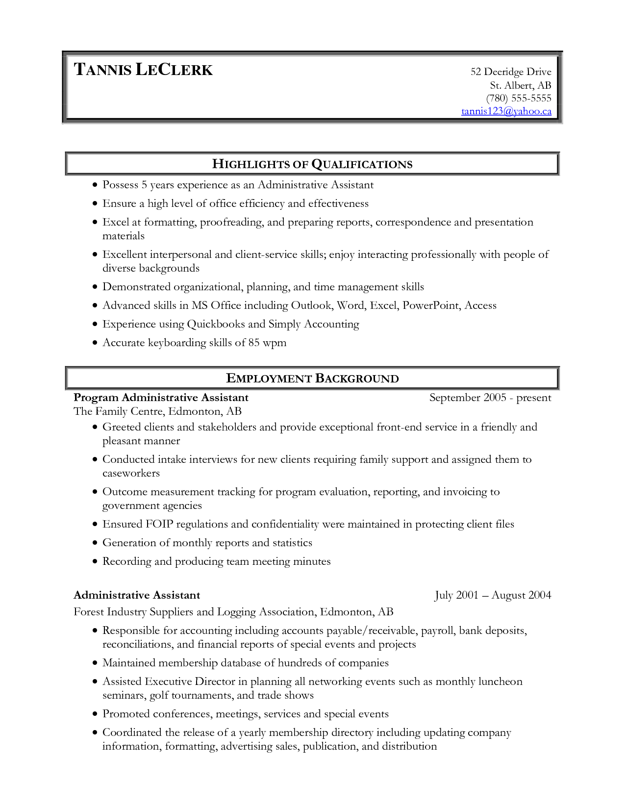 admin assistant resume sample lezincdc com