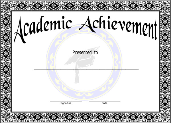 7 achievement certificates examples samples