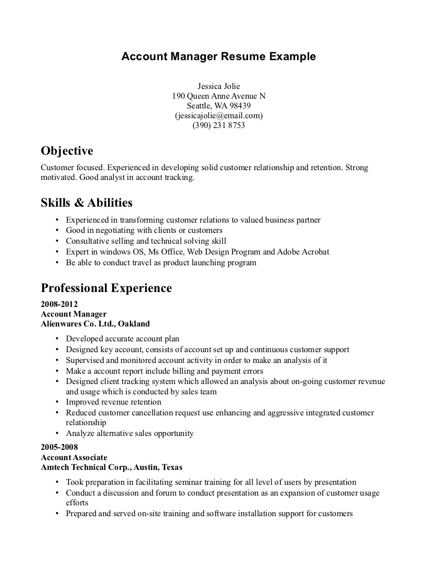 resume templates samples resume templates example the objective