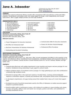 administrative assistant resume example free admin sample resumes
