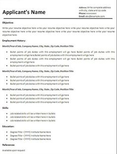 simple resume template のおすすめ画像 36 件 pinterest サンプル