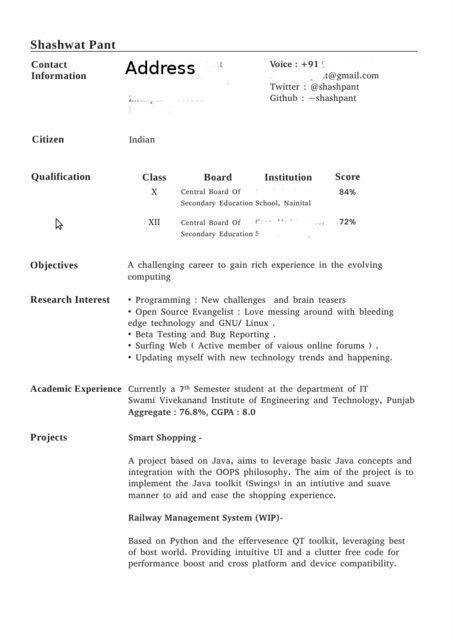 which document class for writing resume tex latex stack exchange