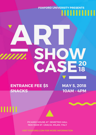 art event flyer templates