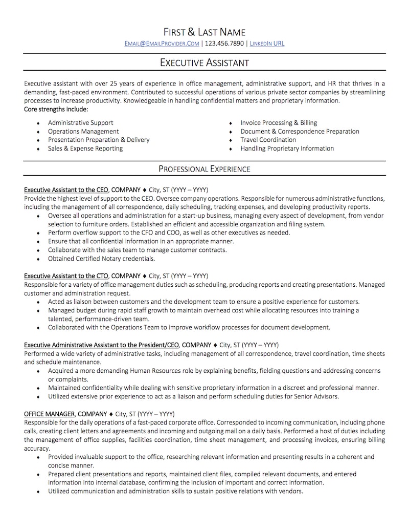 office administrative assistant resume sample professional resume
