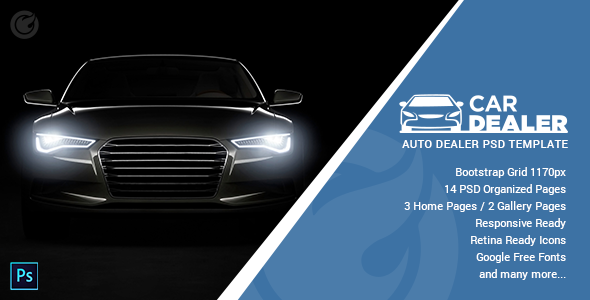 car dealer auto dealing psd template by ignitionthemes themeforest