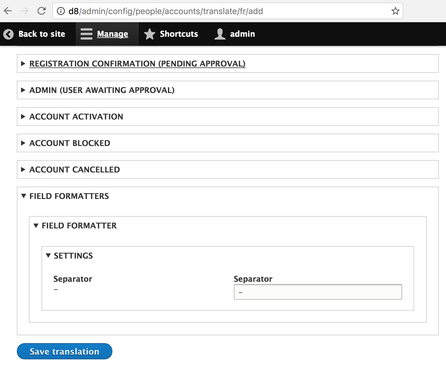 entity view form mode