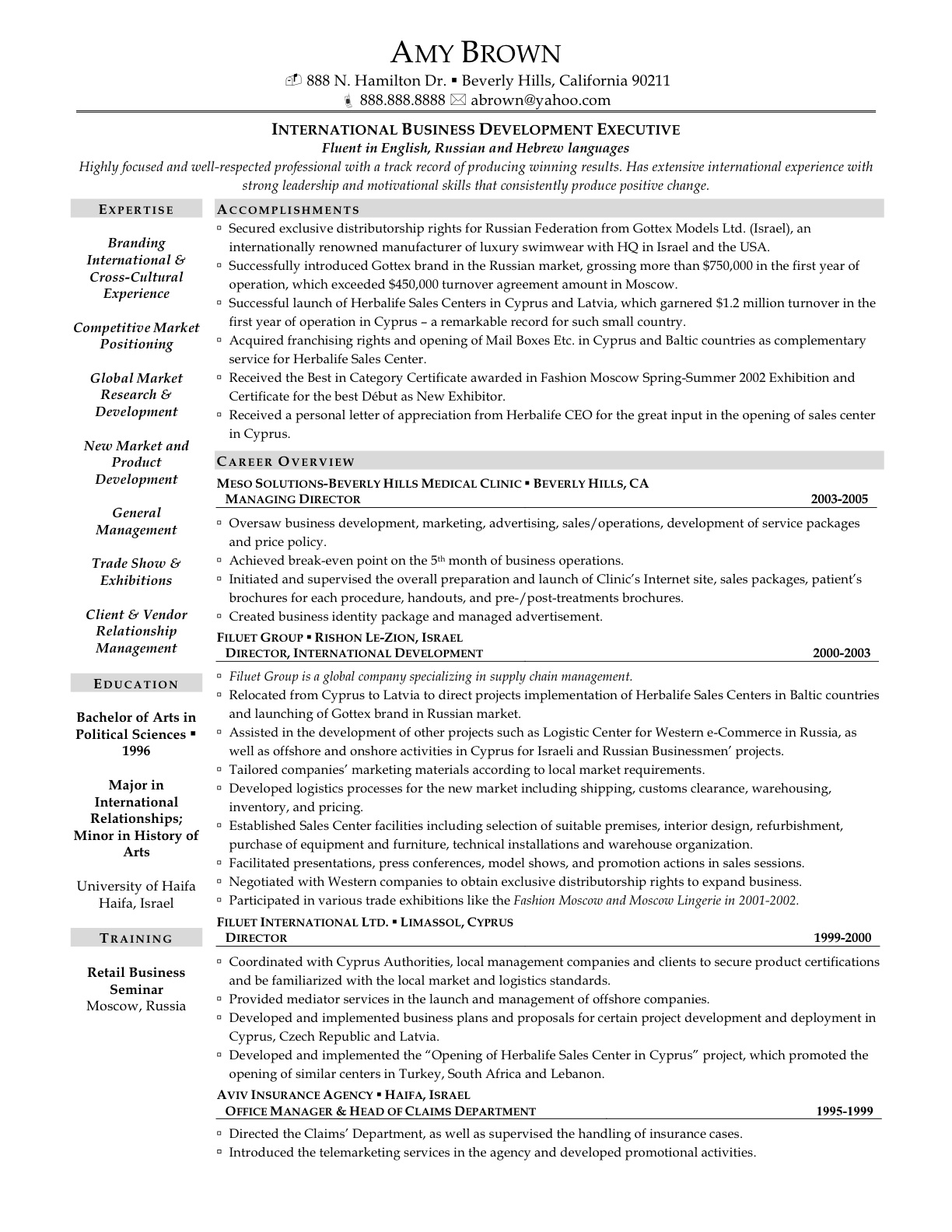 best solutions of corporate resume examples images executive