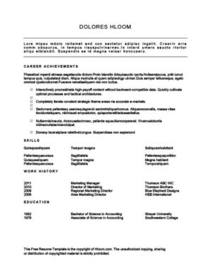functional resume definition format layout 60 examples