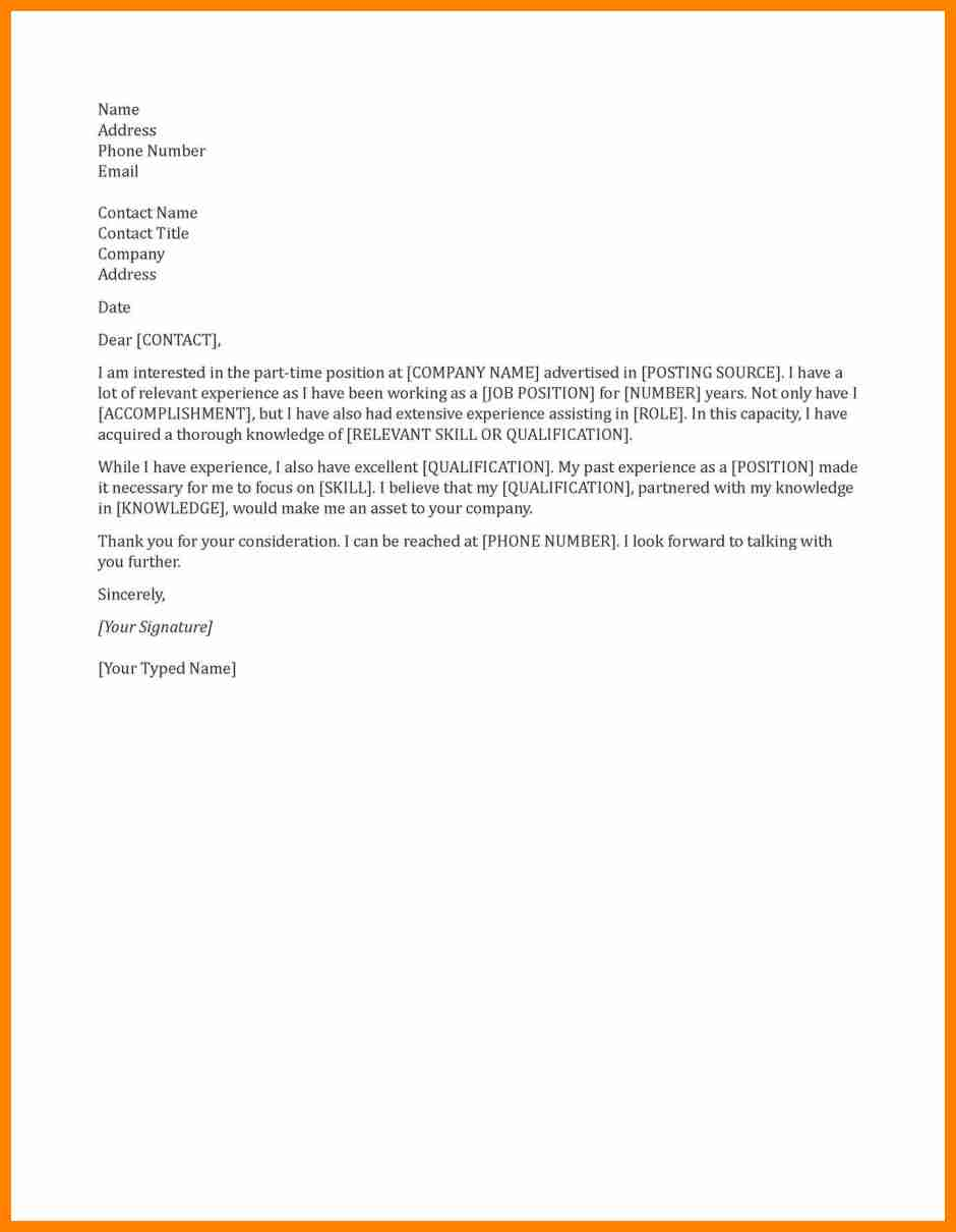 8 general cover letter samples for employment resume type general
