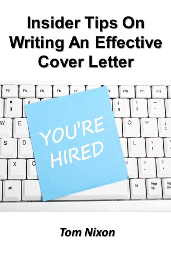 amazon com insider tips on writing an effective cover letter ebook