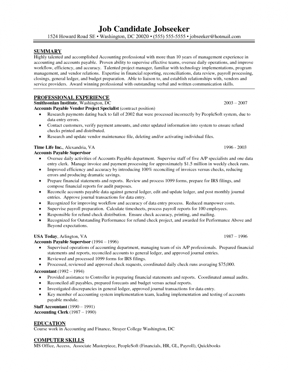 accounts payable resume examples examples of accounts payable resume
