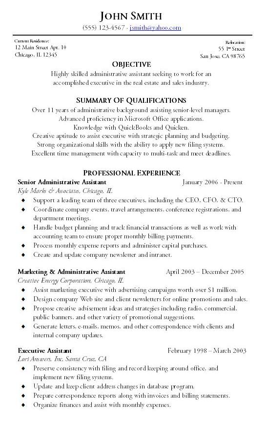 administrative resume sample hire me 101