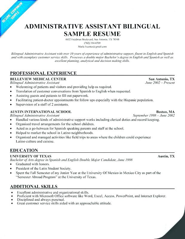 medical administrative assistant sample resume resume templates real