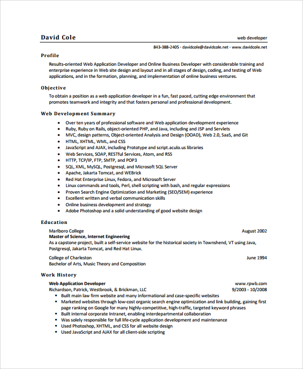 interesting android developer resume sample download for your web