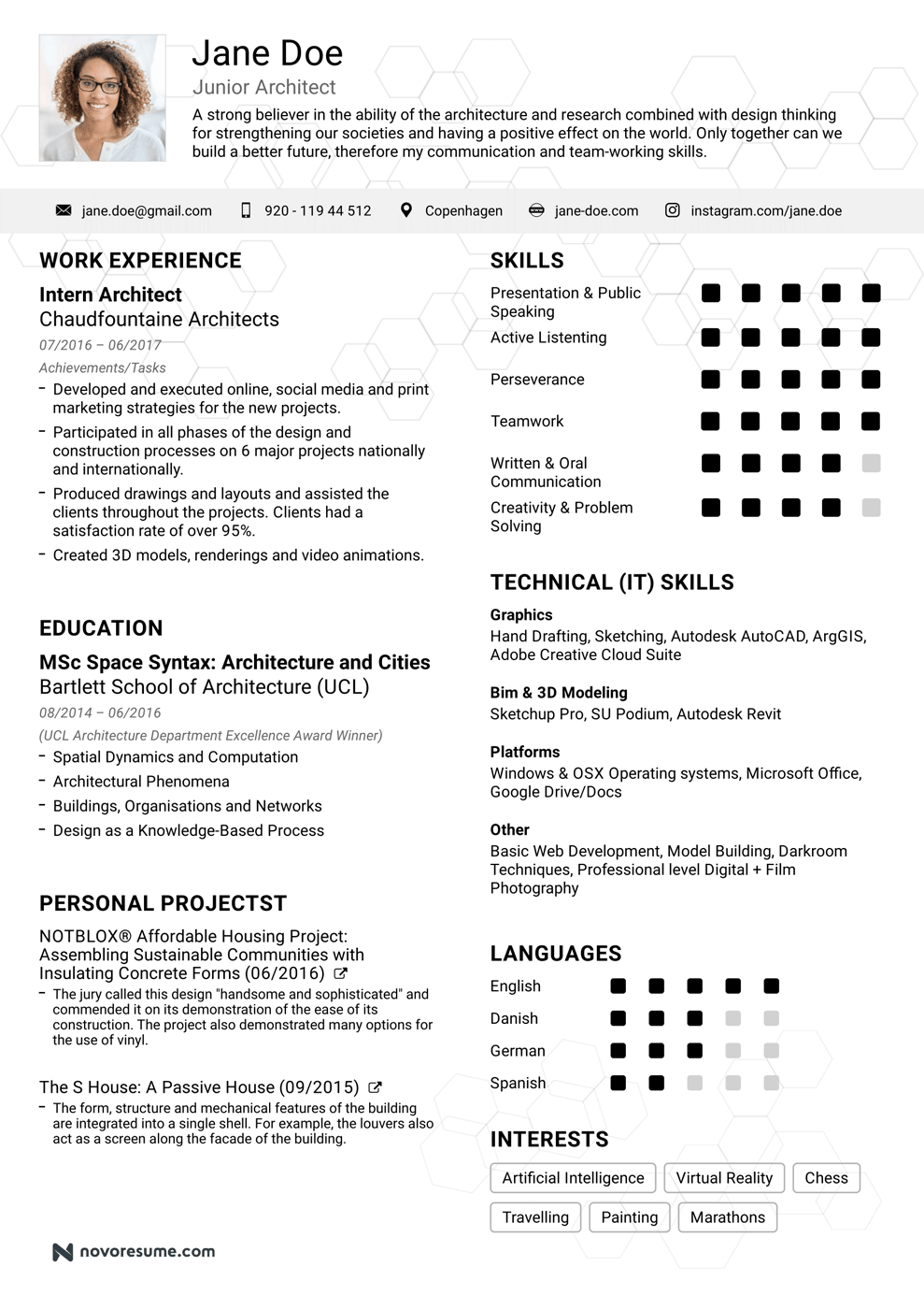 architect resume example 2018 update yours in 5 minutes