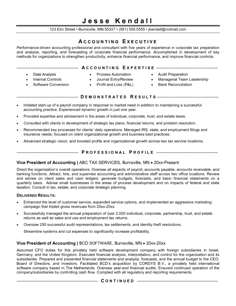 cost accounting resume sample job and resume template accounting