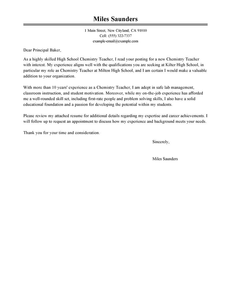 best education cover letter examples livecareer