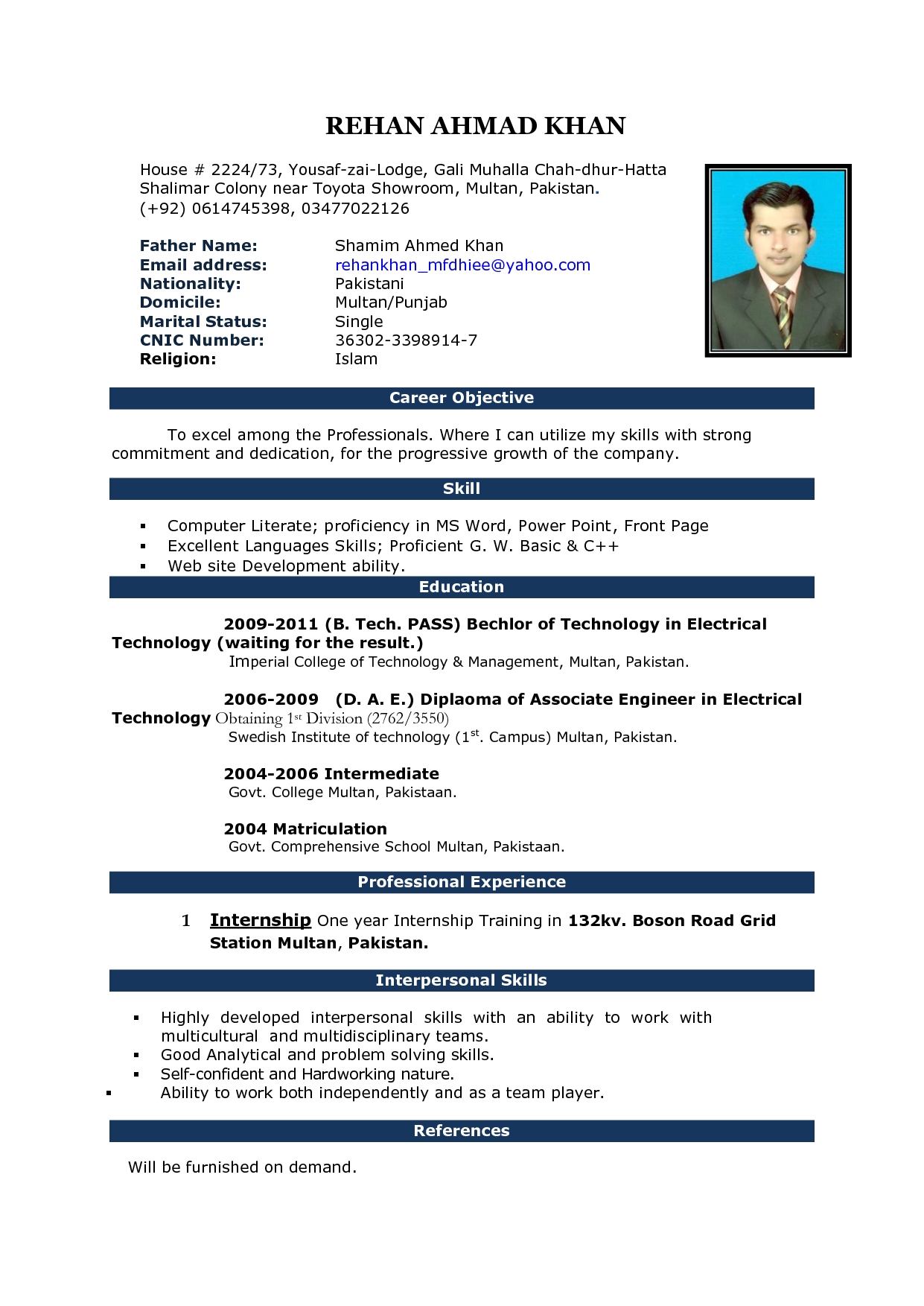 latest cv format 2016 in ms word starengineering resume templates