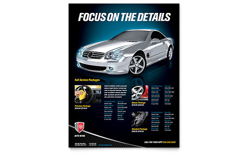 car wash templates brochures flyers business cards