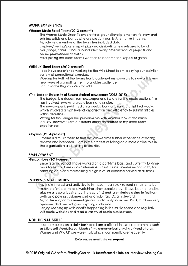 example of bad cv april onthemarch co