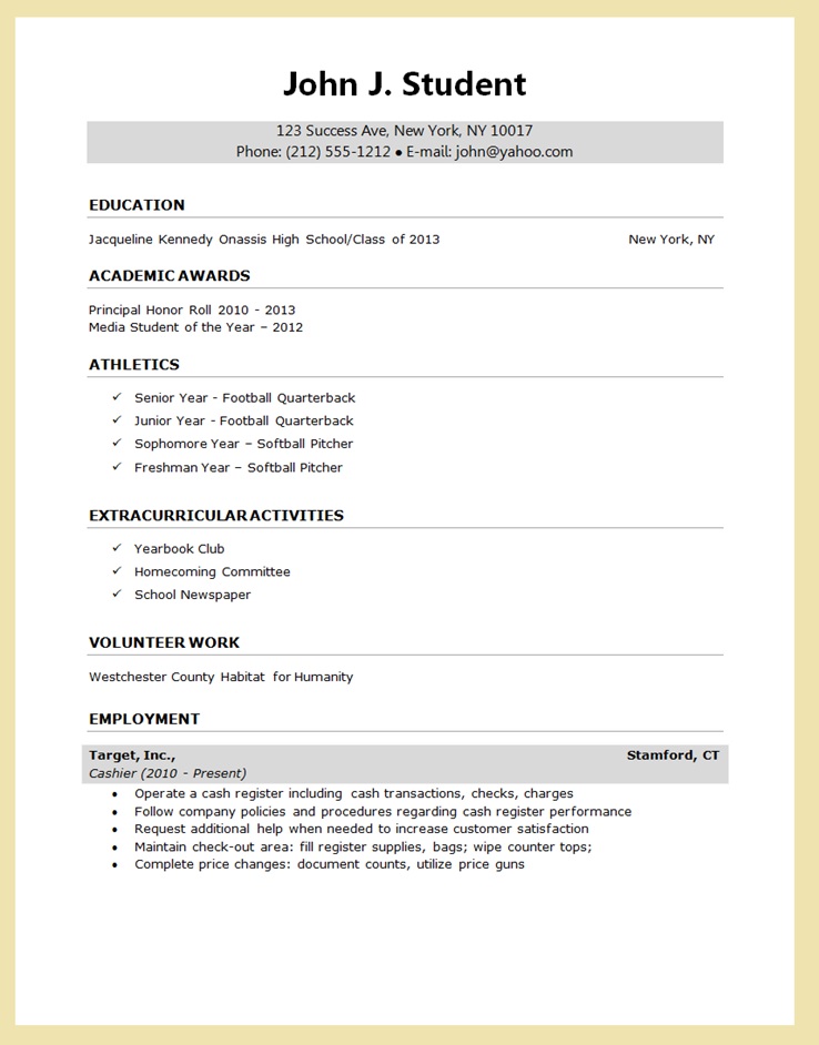 college resume templates resume and cover letter resume and