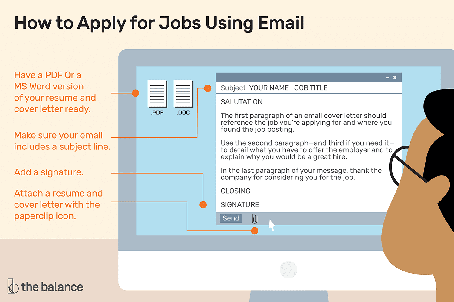 how to apply for jobs using email