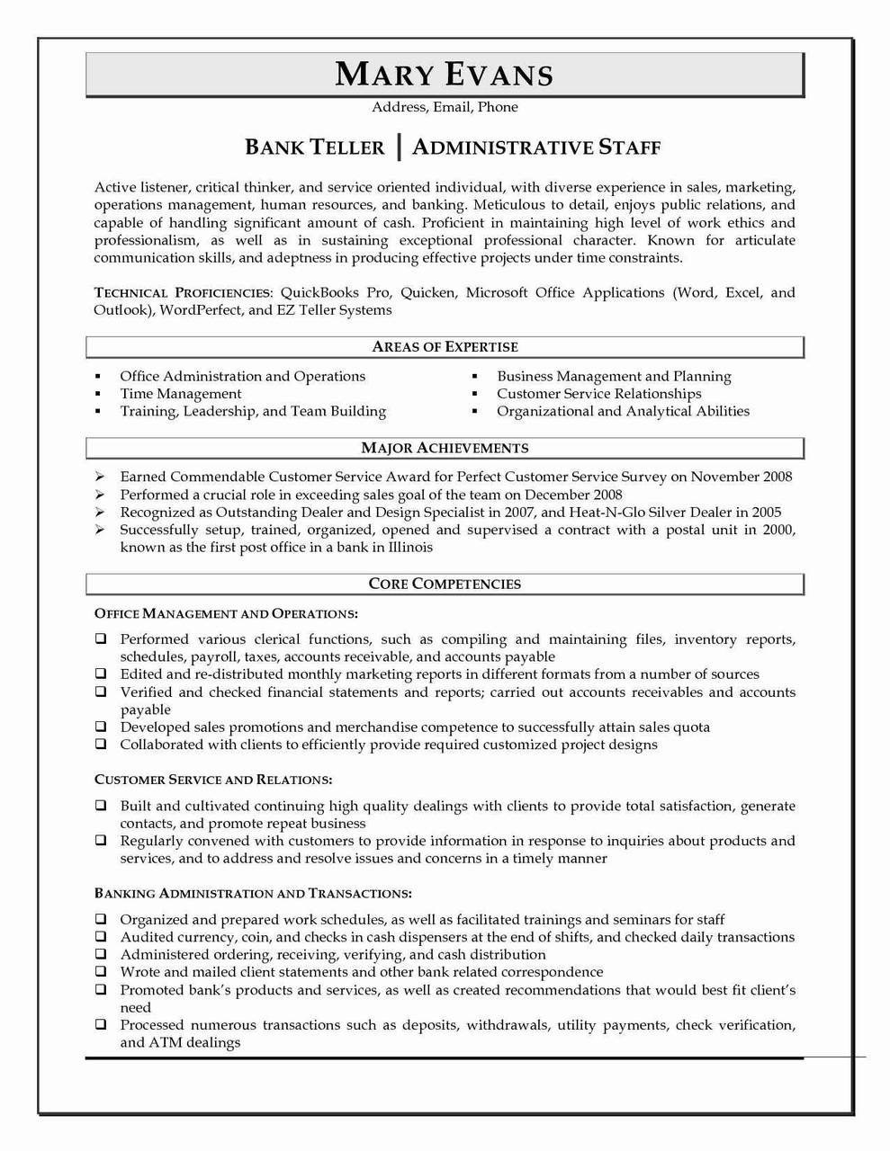 bank teller resume skills bank teller resume sample writing tips