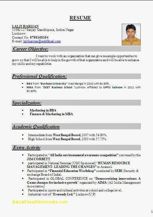 41 best of resume format for freshers resume template