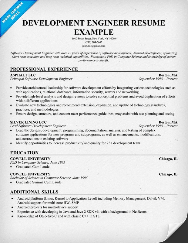 43 super computer engineering resume resume template