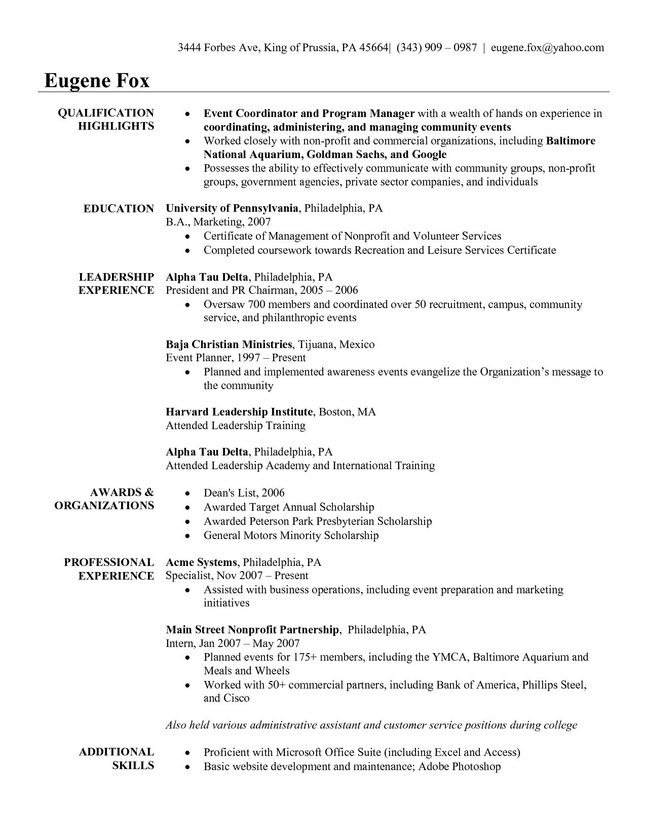 amusing marketing coordinator resume objective sample in admissions