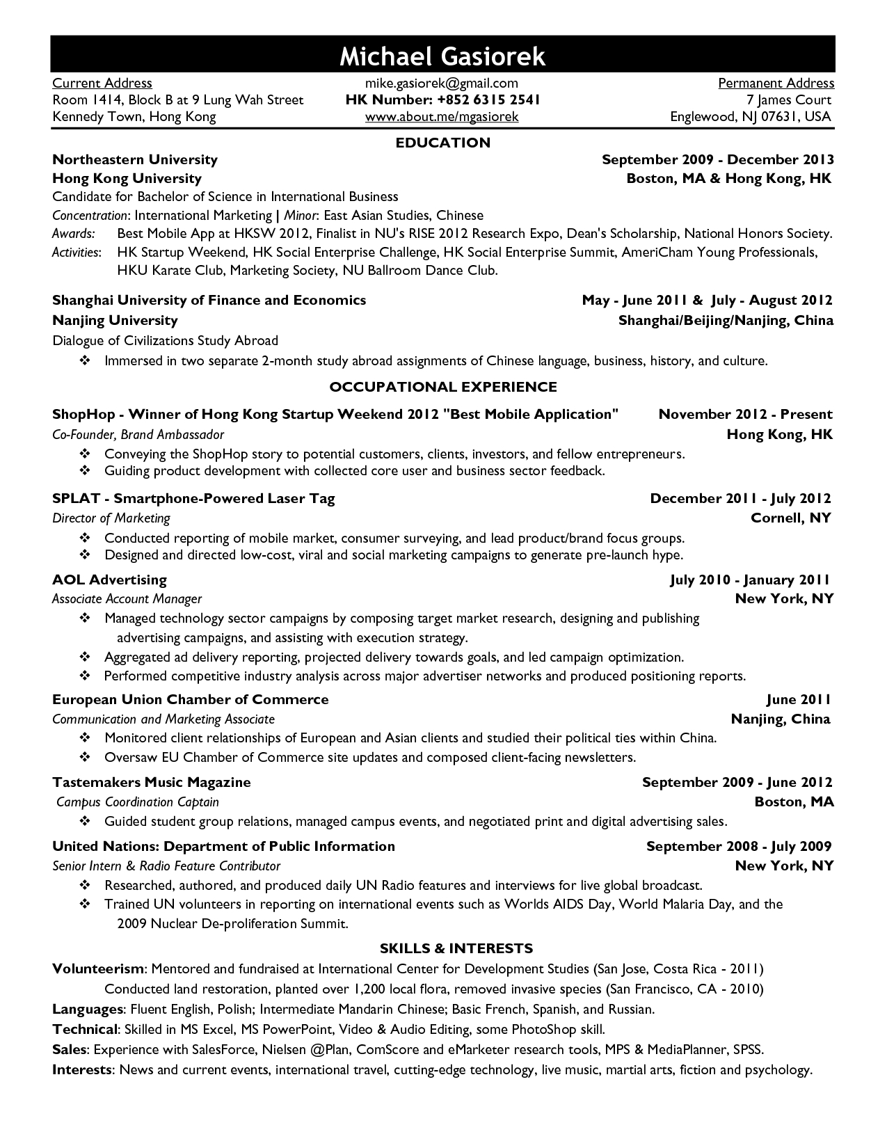 proper resume format 2013 sidemcicek com