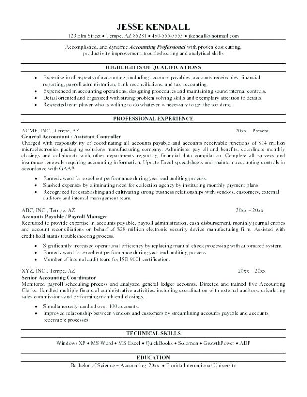 resume objective necessary resume objective entry level accounting