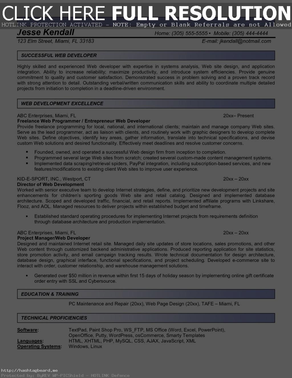 printable android developer cv 13 resume