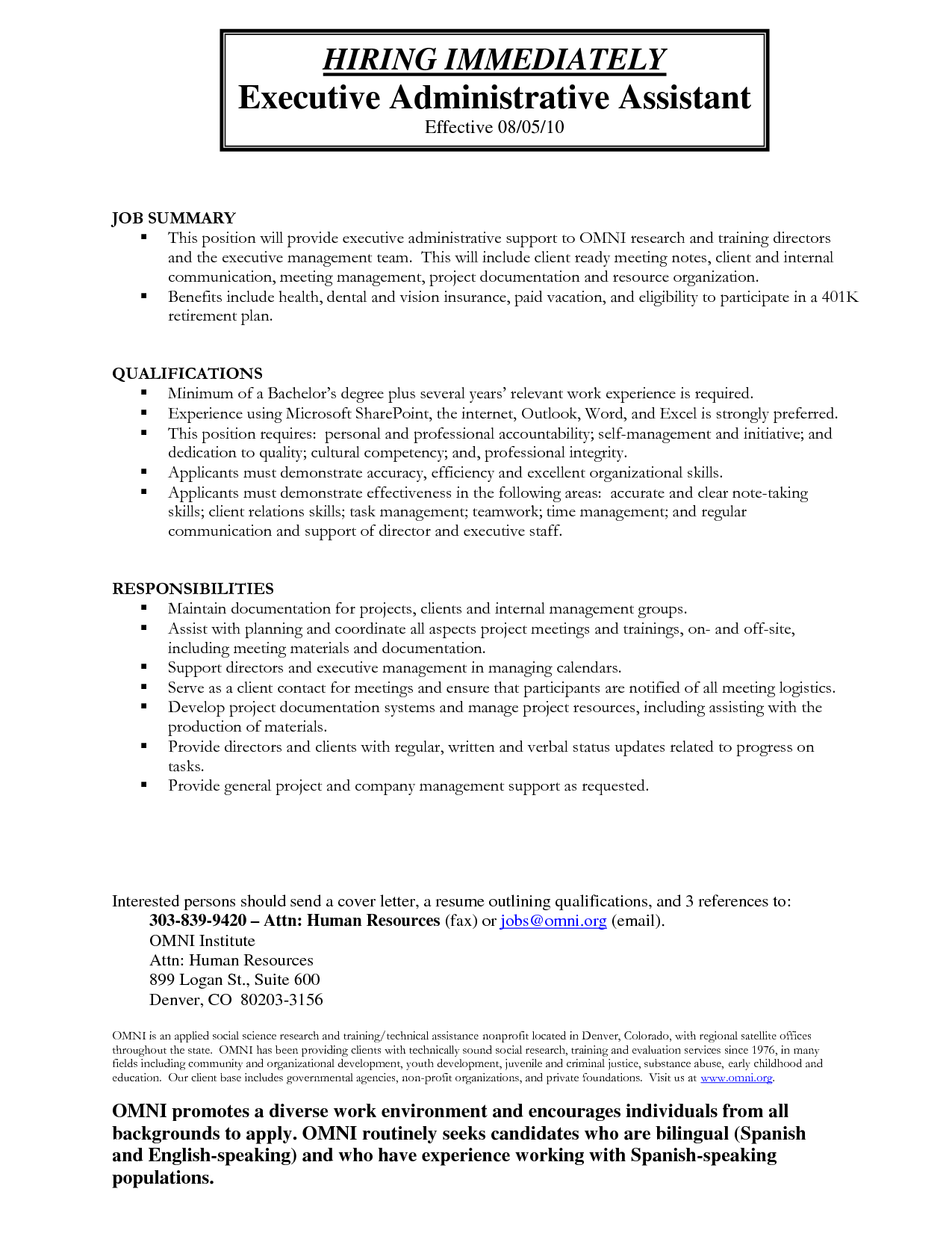 duties of administrative assistant for resume april onthemarch co
