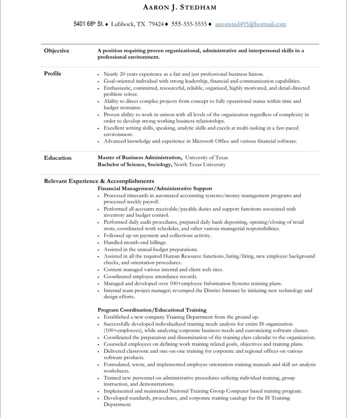 executive assistant free resume samples blue sky resumes