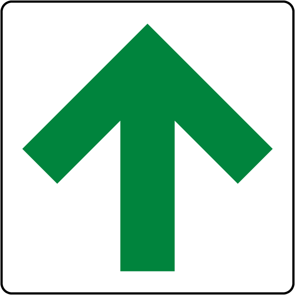 up down arrow sign