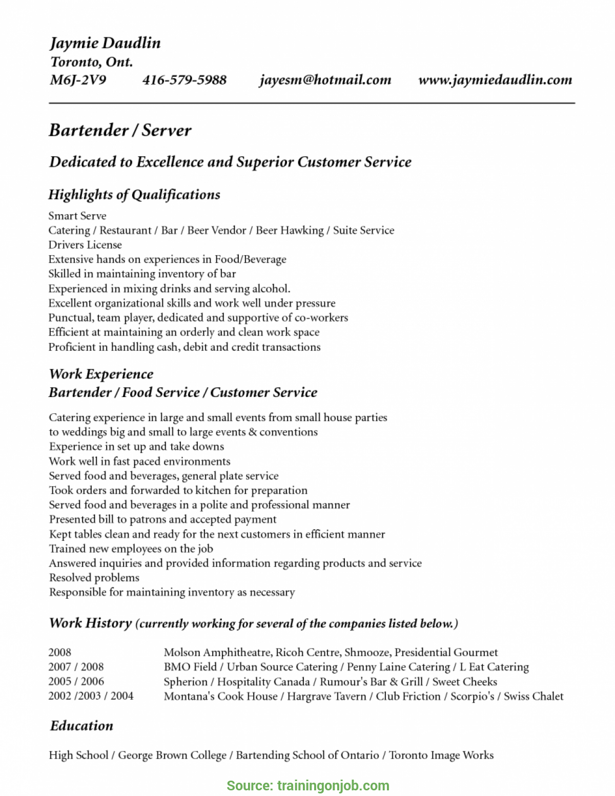 trending bar owner resume bar owner resume bar server resume sample
