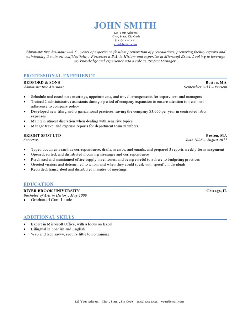 resume formats jobscan
