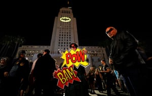 bat sign lights up