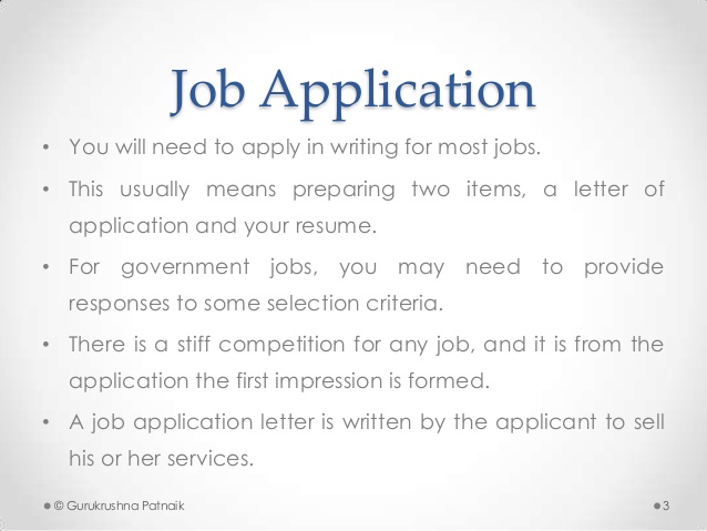 job application resume