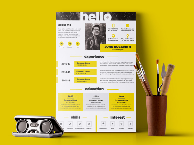 25 best free resume templates for all jobs ui collections medium