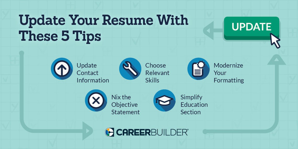 update these 5 items on your resume careerbuilder
