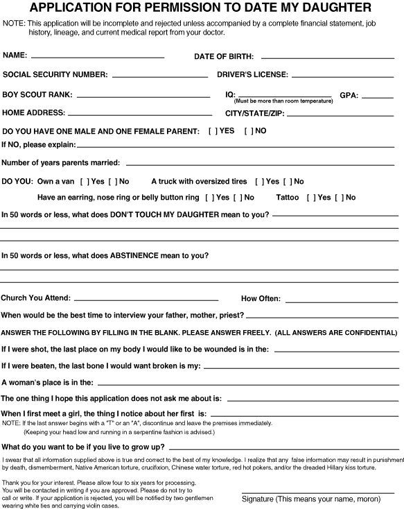 funny application to date