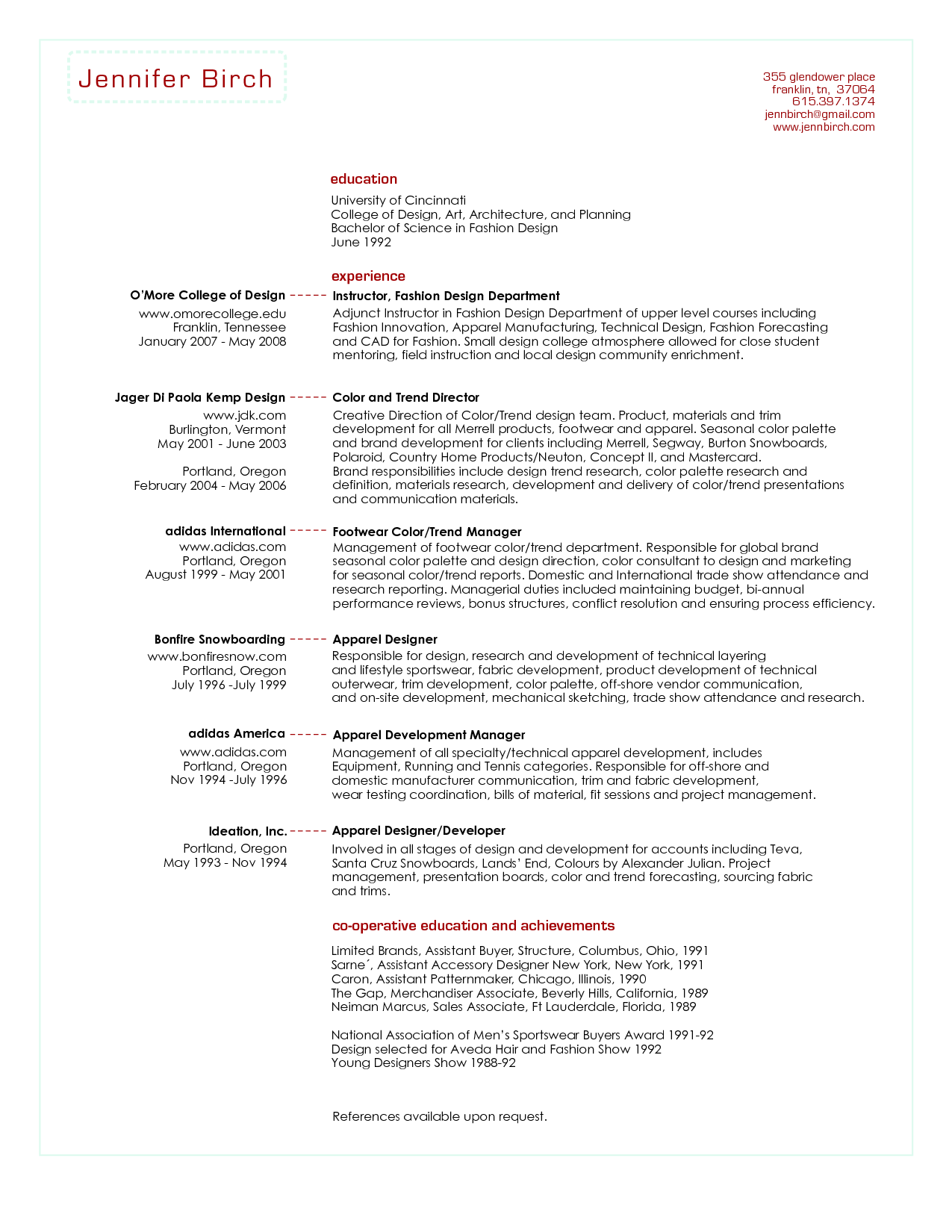 assistant buyer resume april onthemarch co