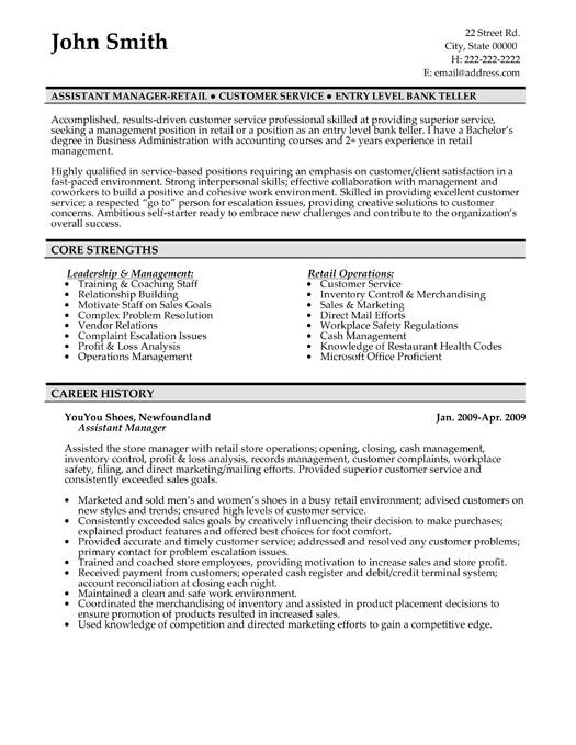 click here to download this assistant manager resume template http