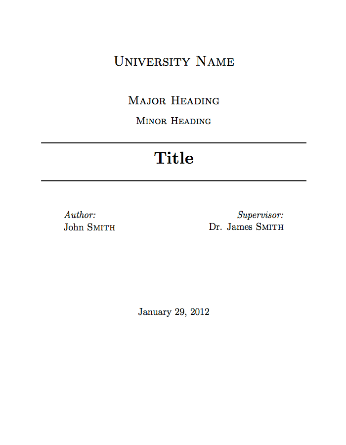university assignment title page template font stuff pinterest