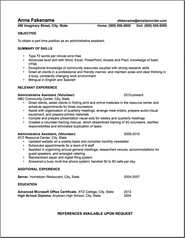 volunteer experience in resumes april onthemarch co