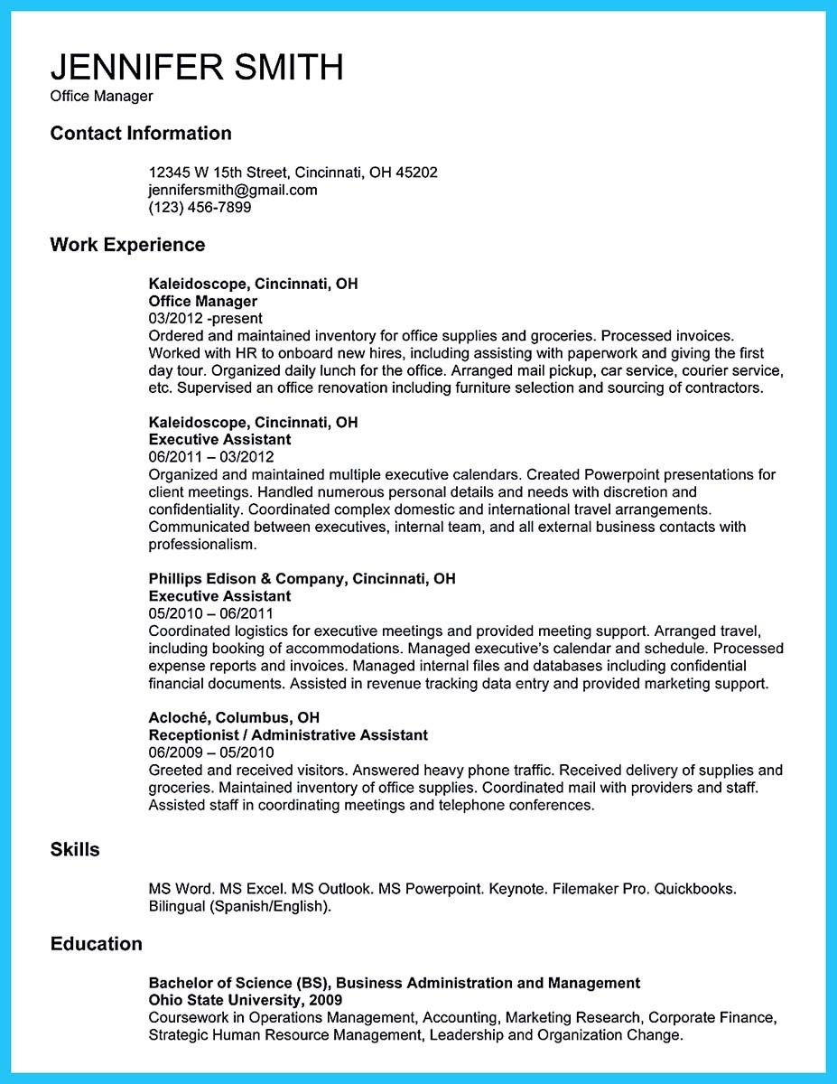 awesome impressive professional administrative coordinator resume