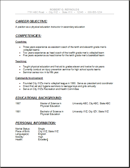 academic resume templates http www resumecareer info academic